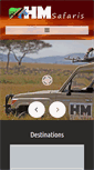 Mobile Screenshot of hmsafaris.com